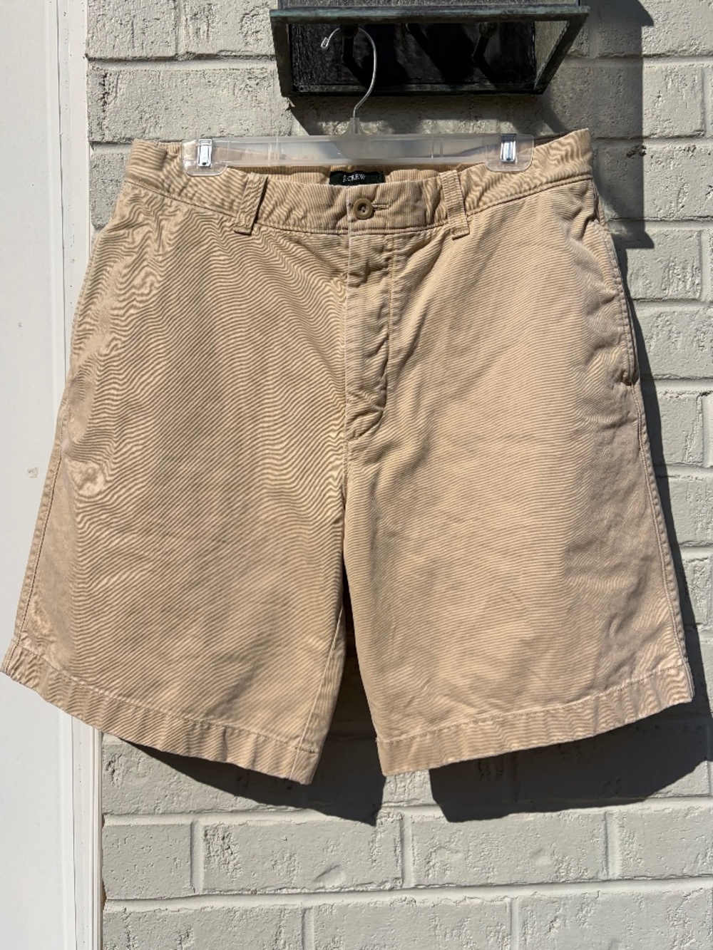 J. Crew Broken-In chino shorts 34 khaki